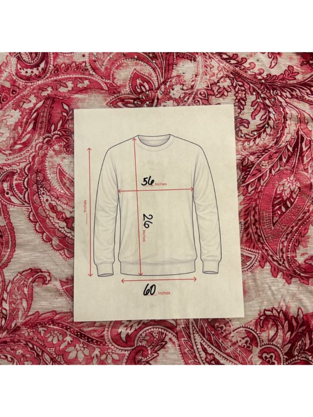 Pink & White Paisley Print Women's Blouse Size 22/24 Poncho Batwing Short Sleeve - Picture 7 of 9